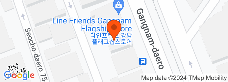 Juryuseong building 7F,  435, Gangnam-daero, Seocho-gu, Seoul, Korea 