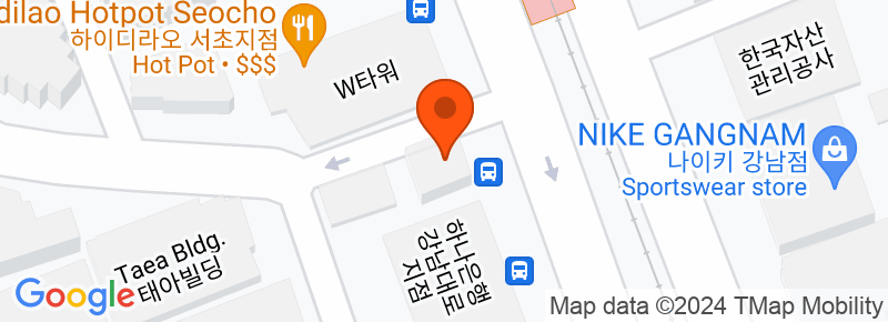 449, Gangnam-daero, Seocho-gu, Seoul, Korea  4.5.6 floor