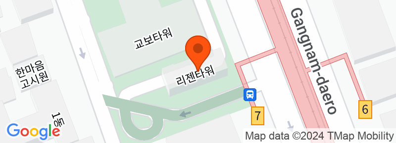 463, Gangnam-daero, Seocho-gu, Seoul, Korea 11F, Within 1 minute on foot coming straight from Exit 8 of Sinnonhyeon Station