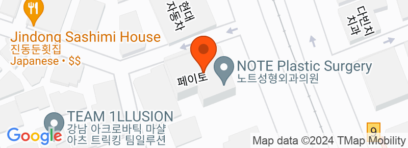 563, Gangnam-daero, Seocho-gu, Seoul, Korea 3rd floor